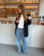 SAAR OVERSIZED BLAZER BLACK
