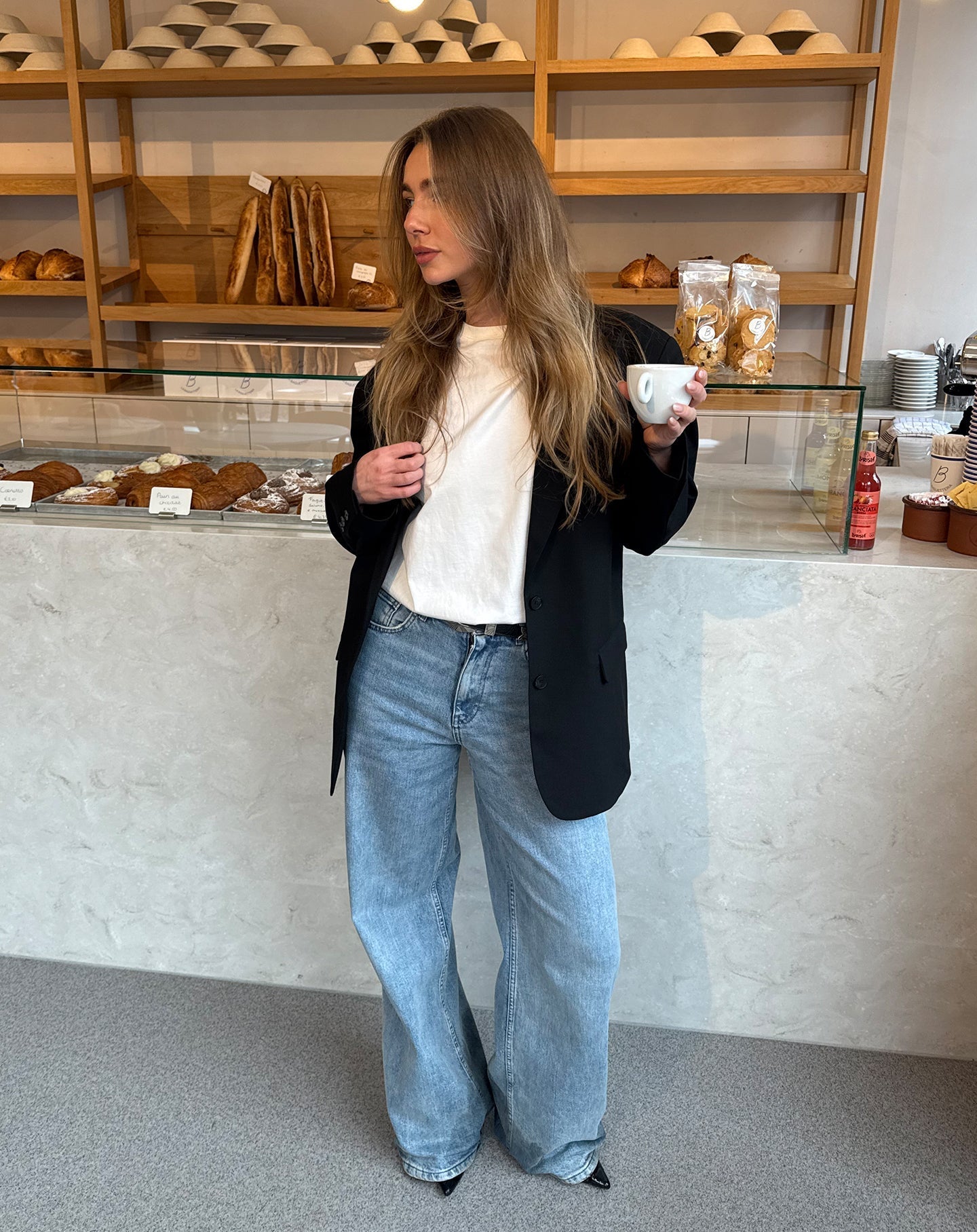 SAAR OVERSIZED BLAZER BLACK