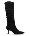 LOREDANA - stivale alto in camoscio nero