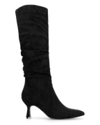 LOREDANA - stivale alto in camoscio nero