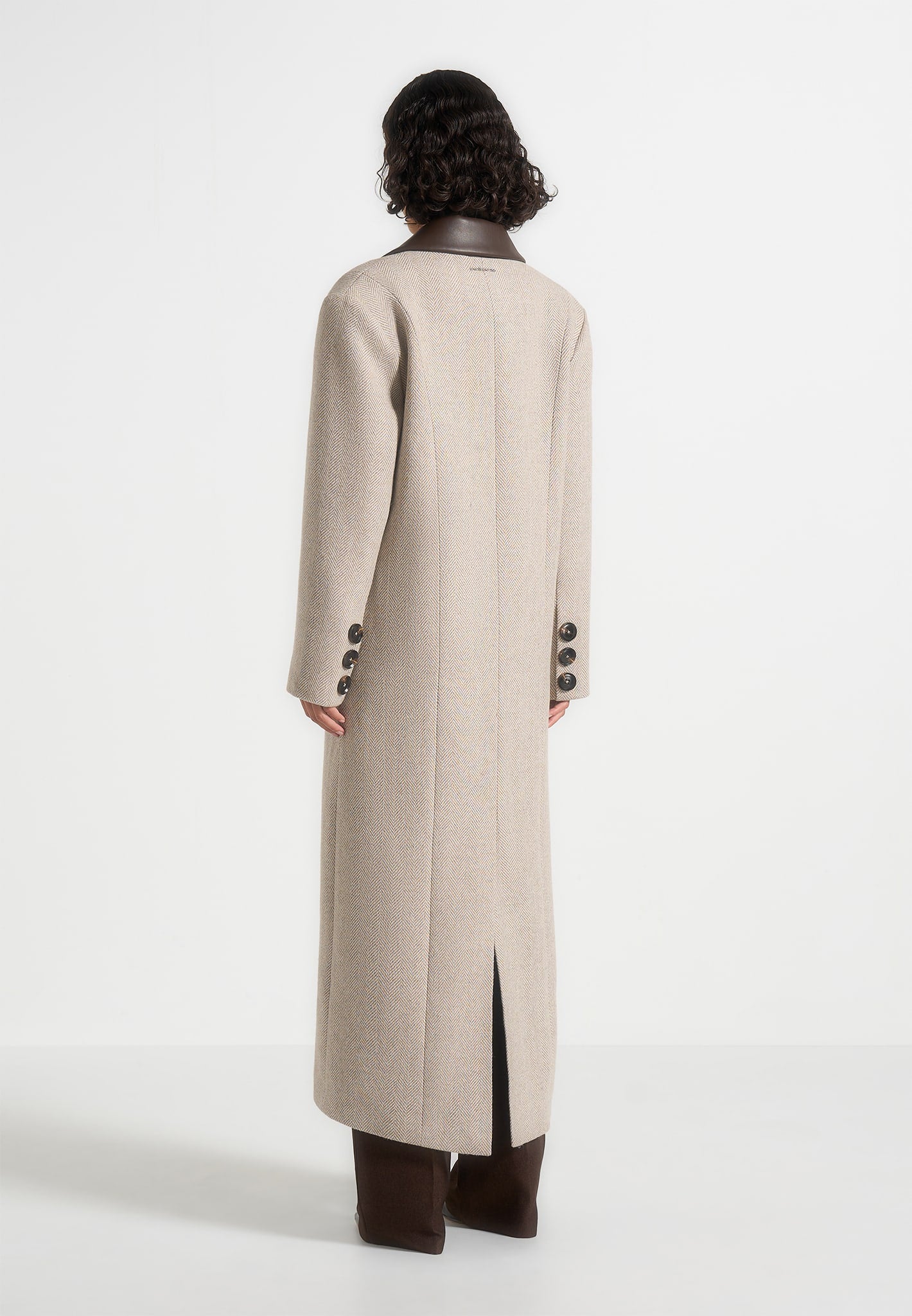 Anissa - Oversized Coat with Leather Belt