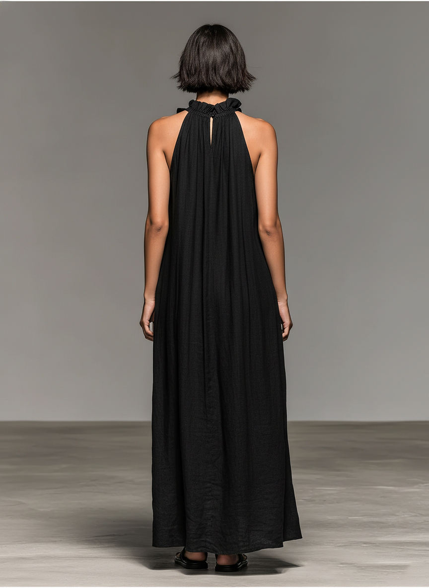 LÉA | MAXI DRESS WITH POCKETS