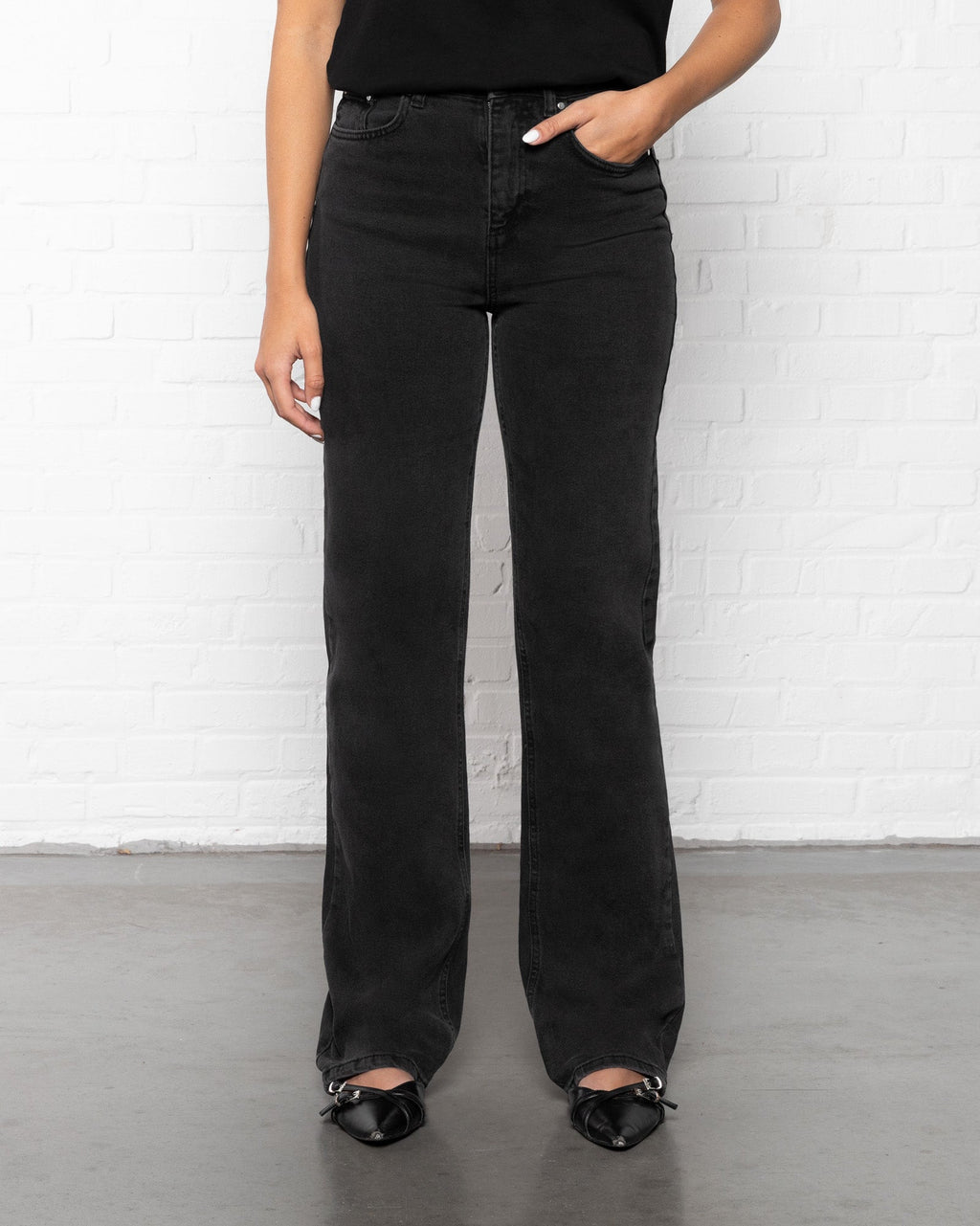 BOOTCUT JEANS GREY
