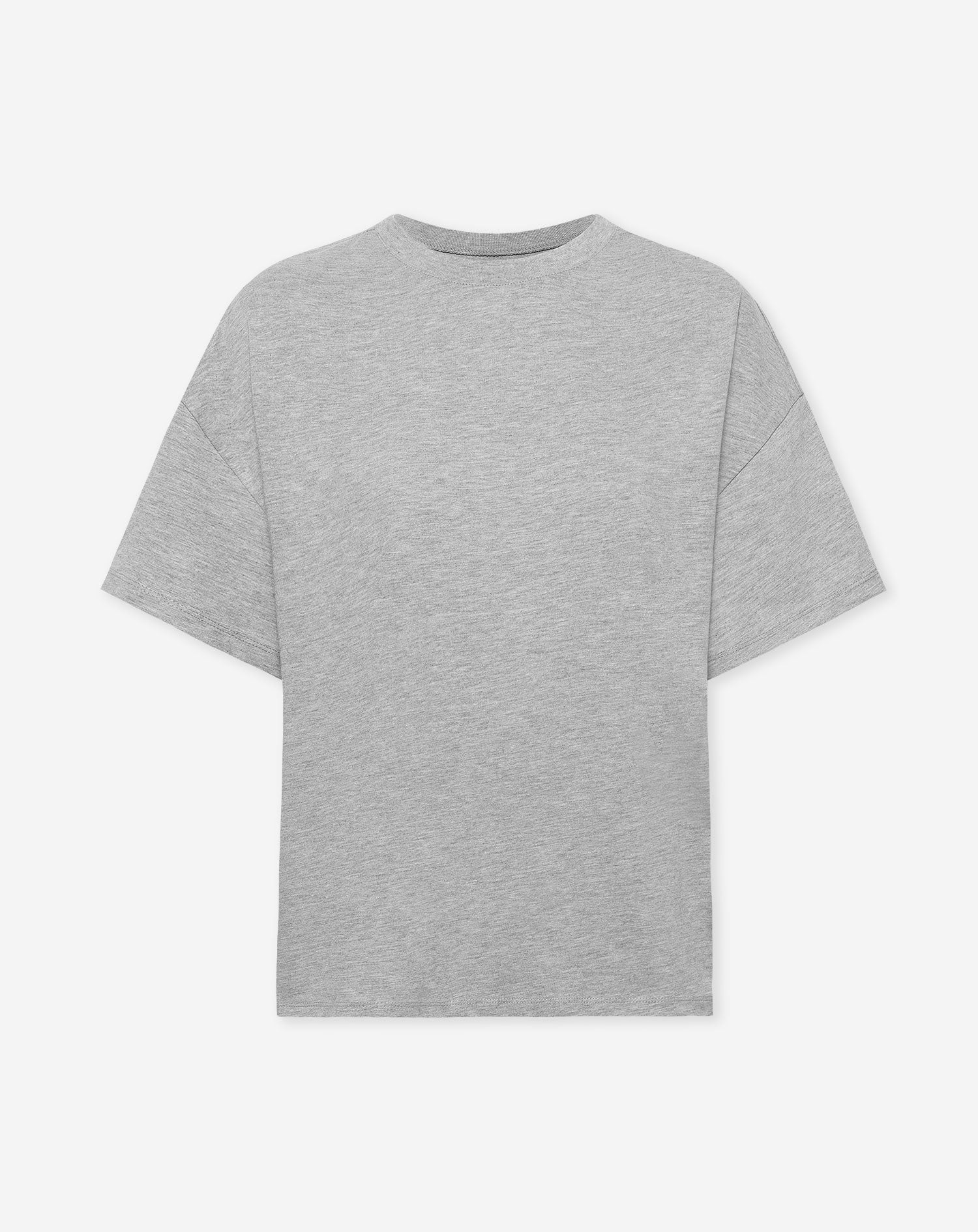 BASIC OVERSIZED TEE GREY MELANGE