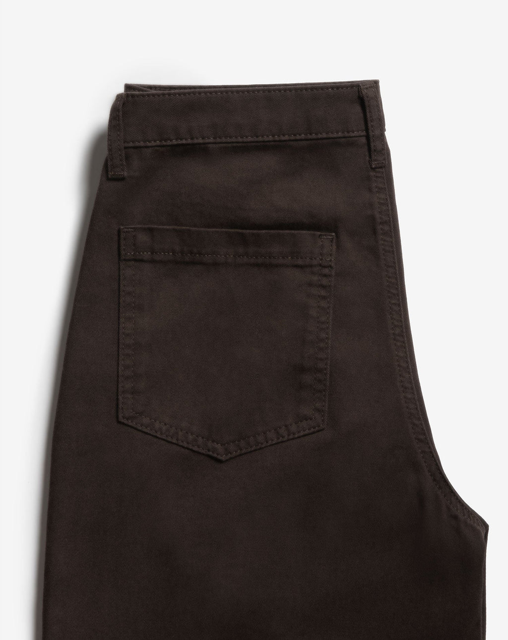 FLOWY DENIM WIDE LEG JEANS BROWN