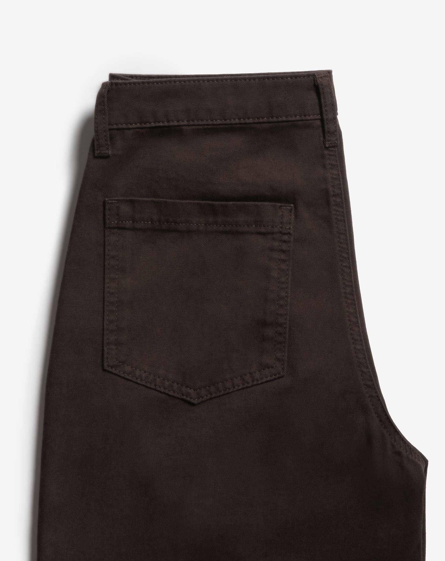 FLOWY DENIM WIDE LEG JEANS BROWN