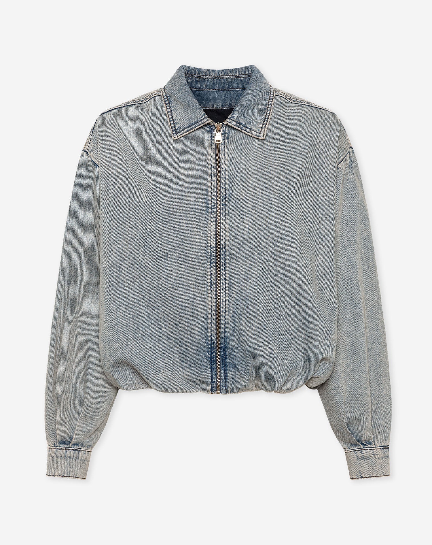 LOTTE BUBBLE HEM JACKET VINTAGE BLUE