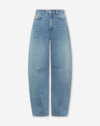 BARREL LEG JEANS BLUE