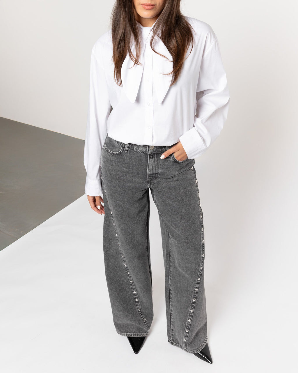 BOW BLOUSE WHITE