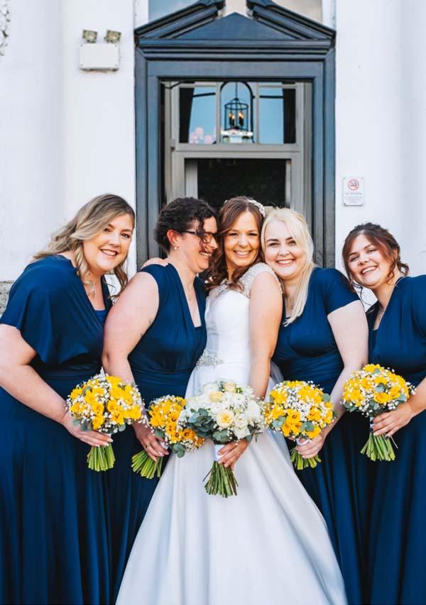 Navy Blue Multiway Infinity Dress
