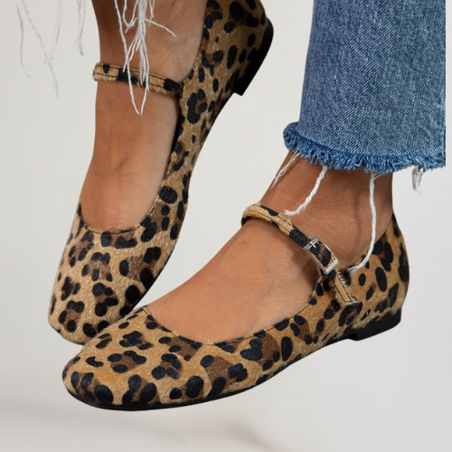 Lena | Ballerinas with Closure and Adjustable Strap