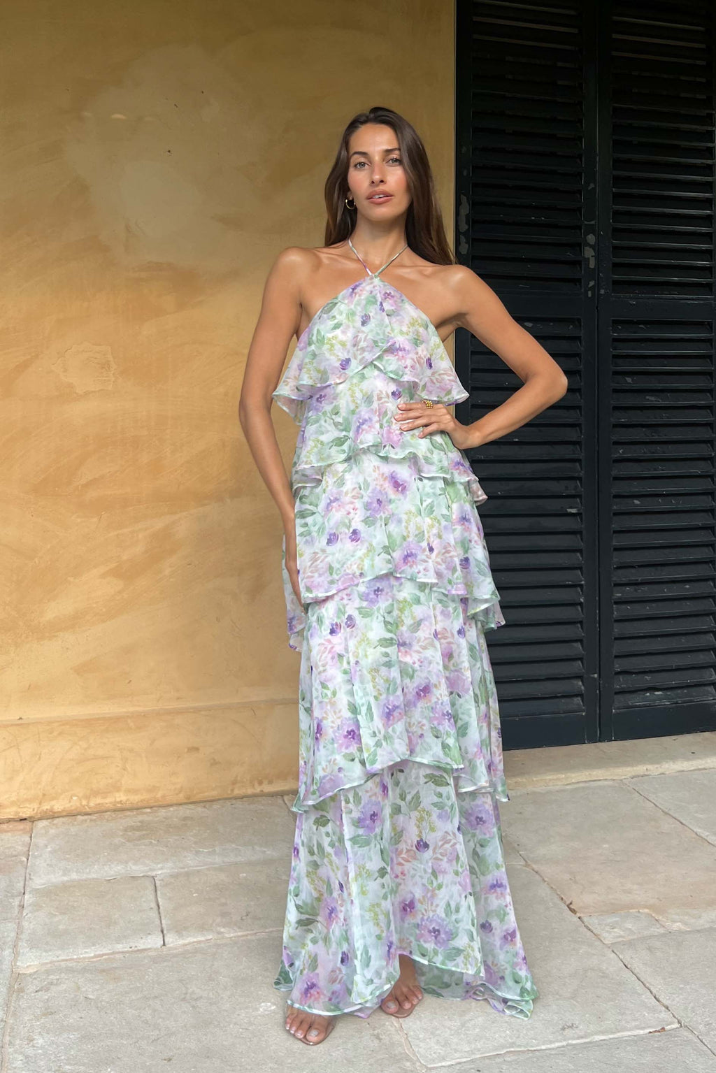 Mirabelle Cocktail Maxi Dress in Floral
