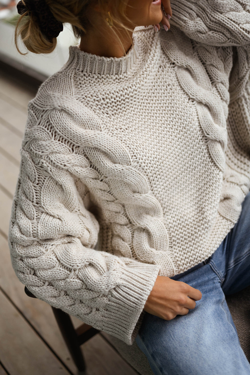 Twisted Knit Sweater