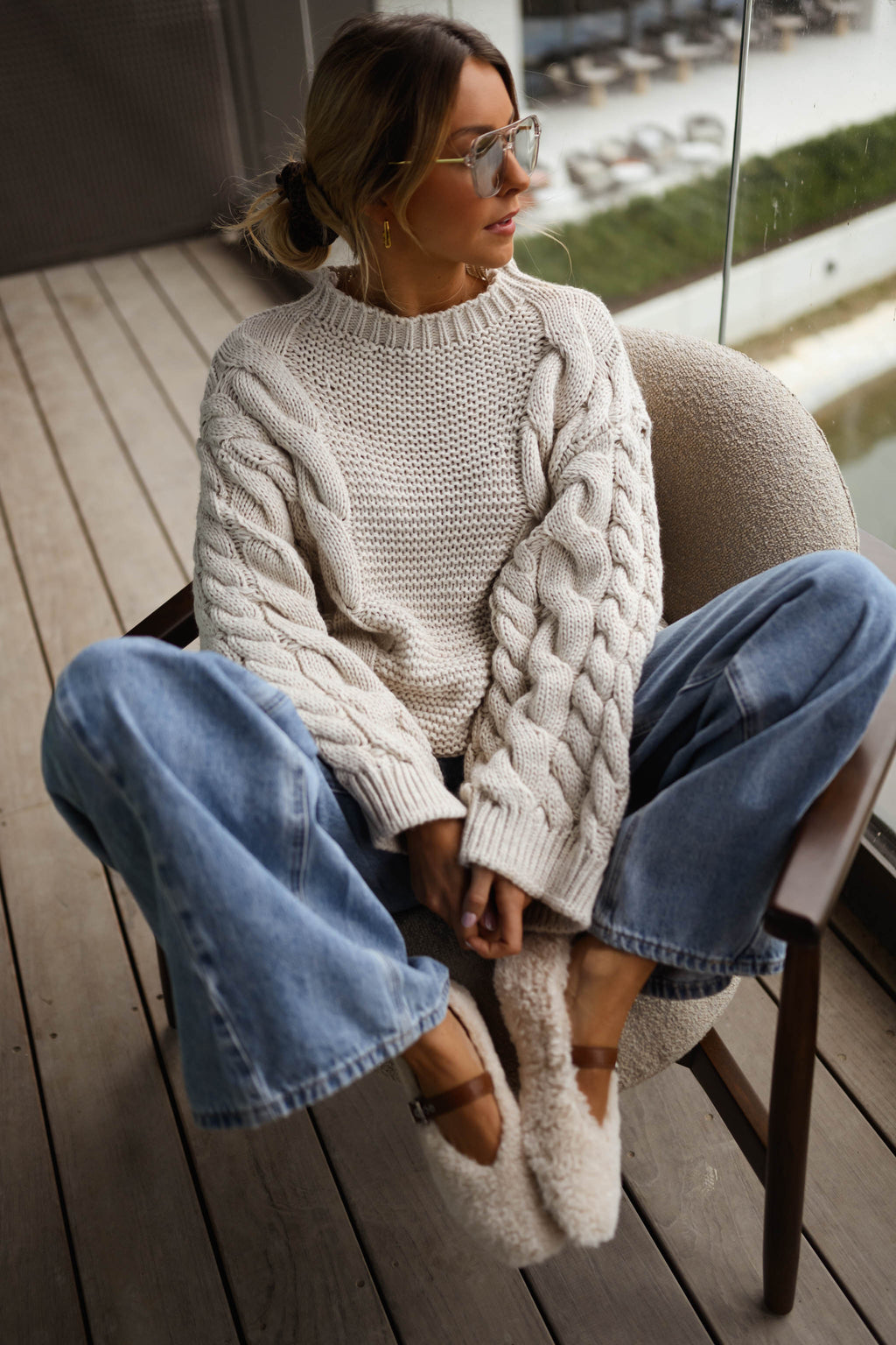 Twisted Knit Sweater