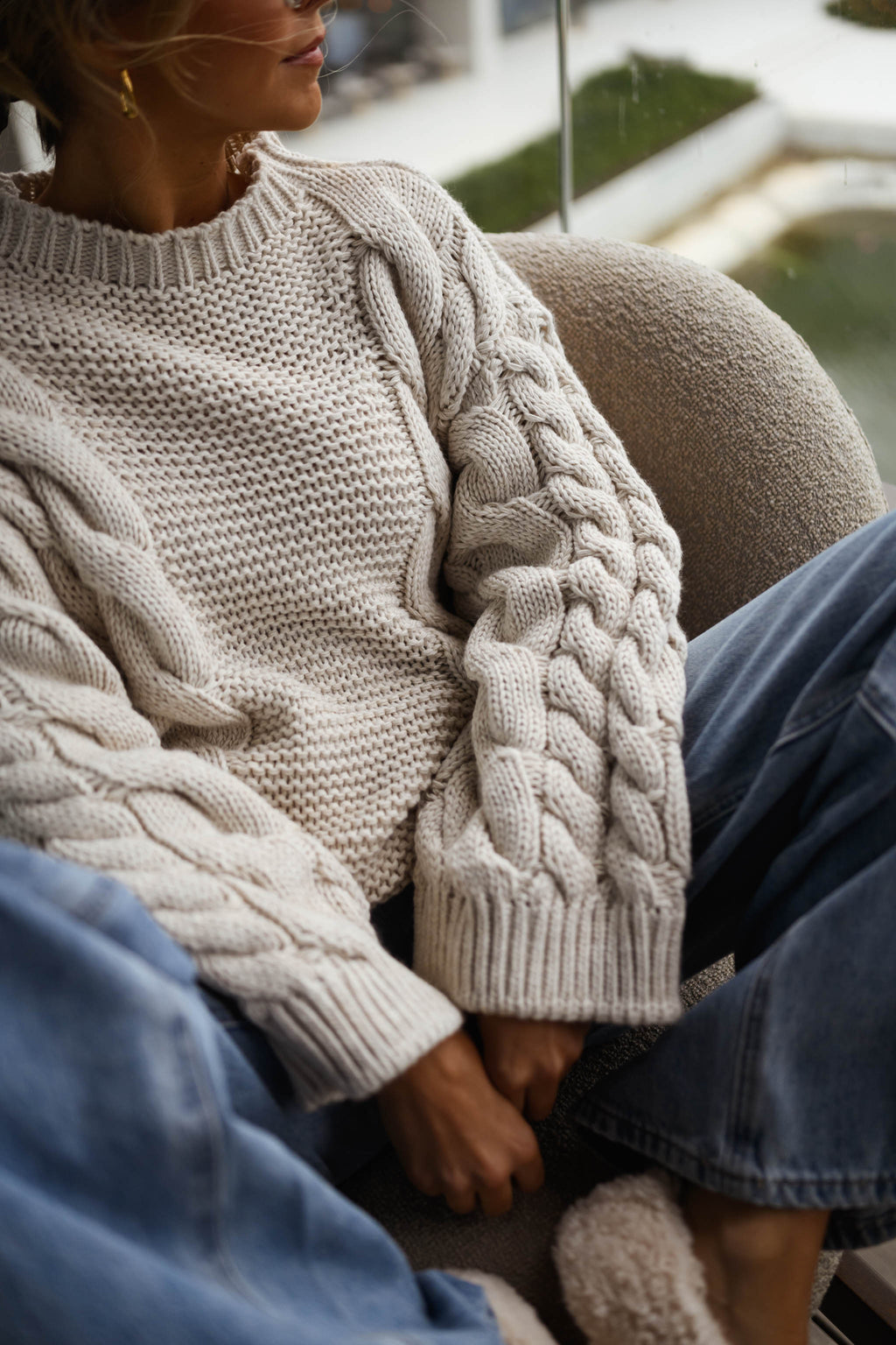 Twisted Knit Sweater