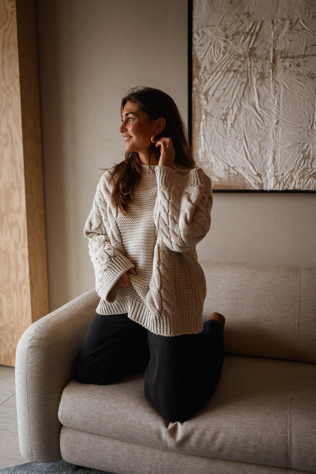 Twisted Knit Sweater