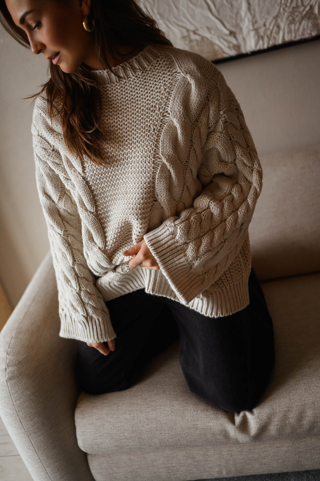 Twisted Knit Sweater