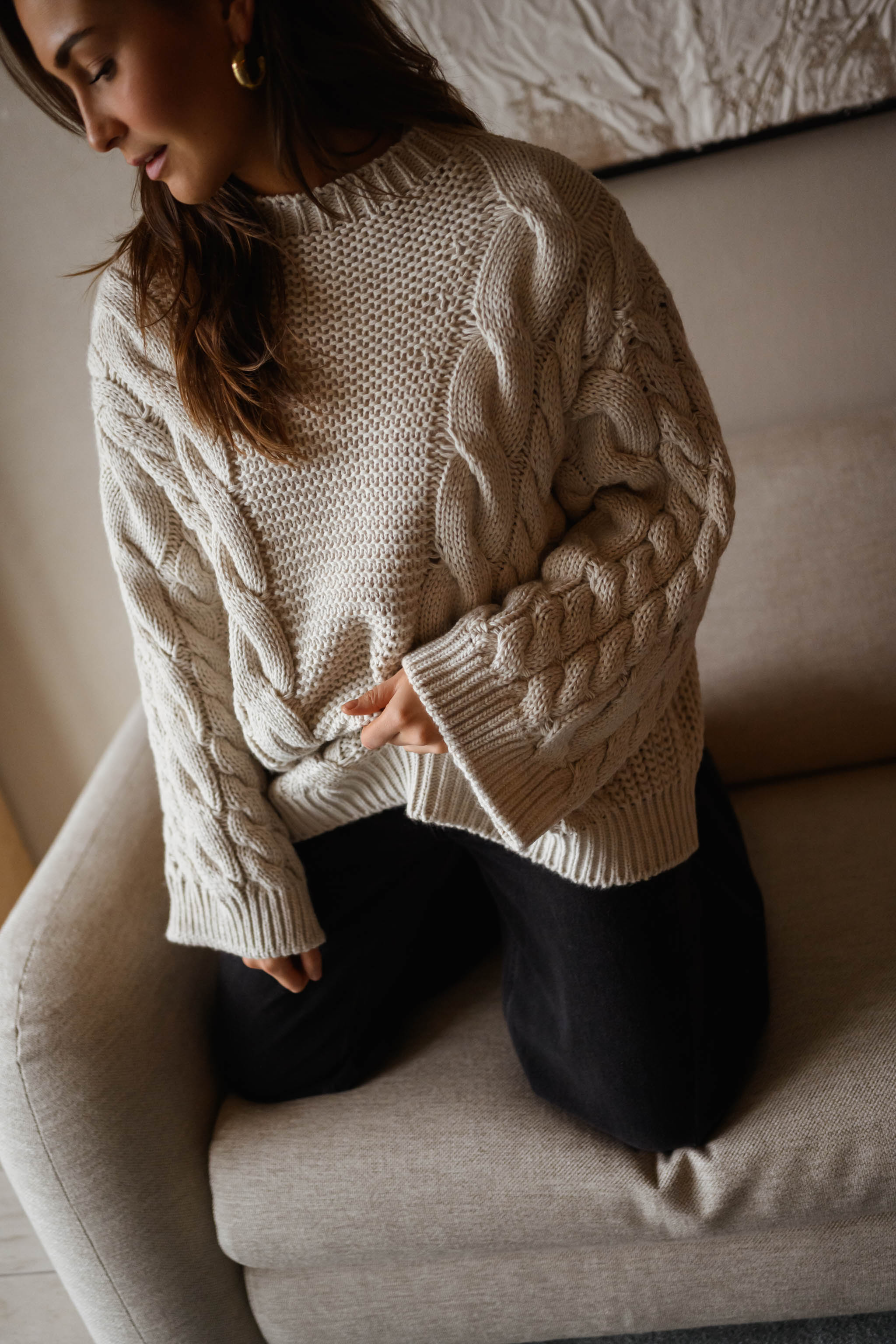 Twisted Knit Sweater