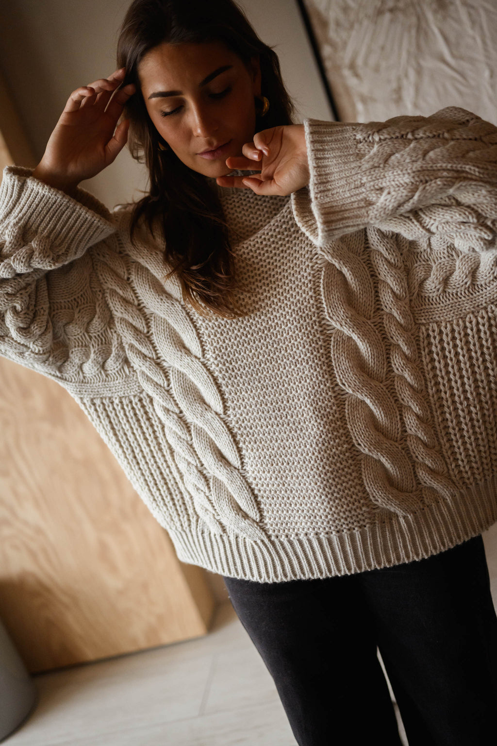 Twisted Knit Sweater