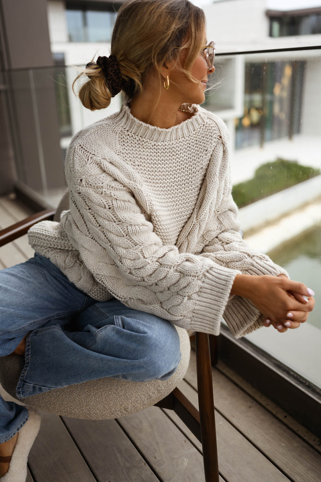 Twisted Knit Sweater