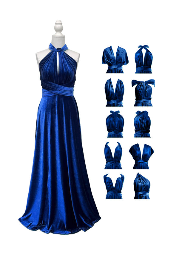 Velvet Multiway Convertible Infinity Dress