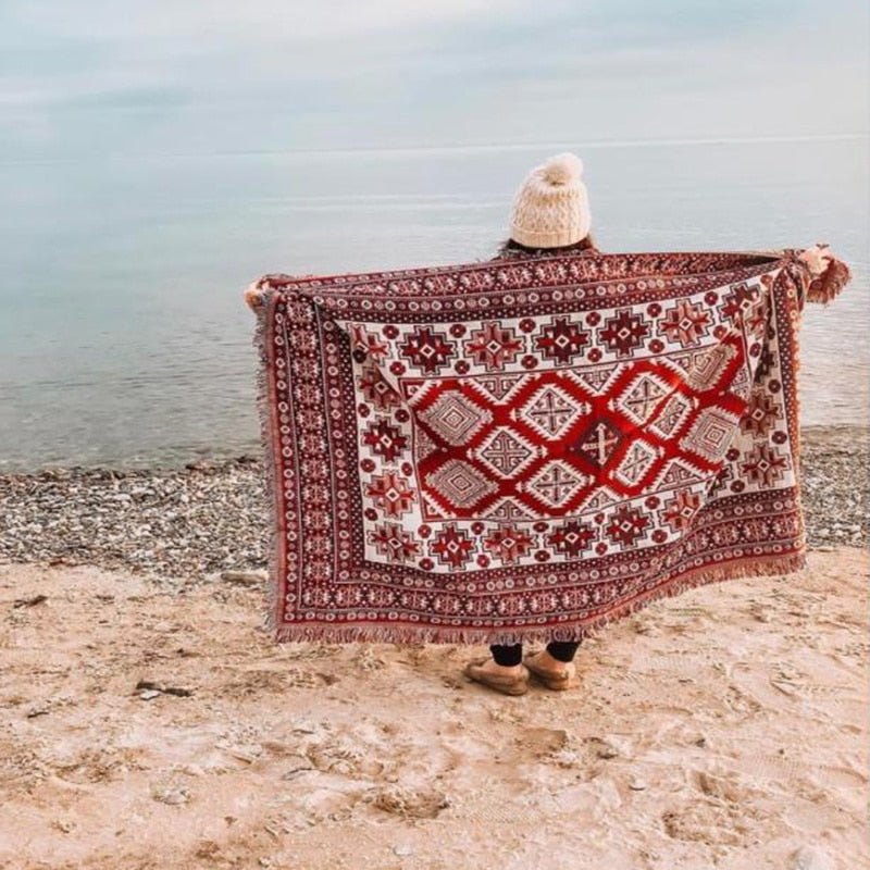Tribal Boho Rugs & Blankets - Outdoor or Indoor