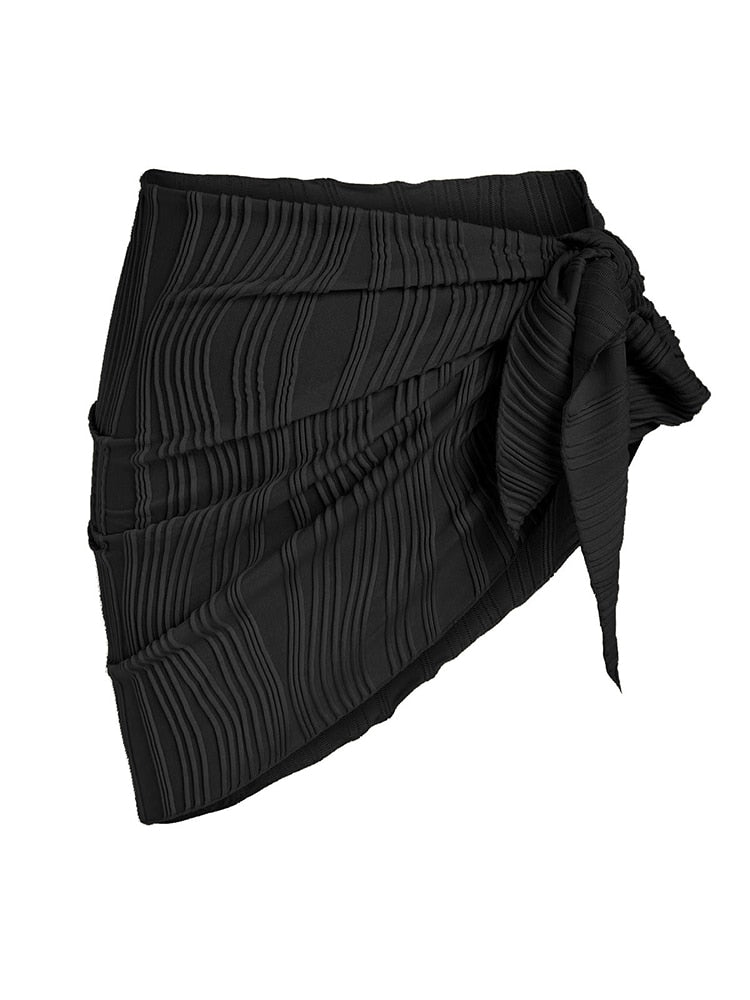 Sheer Bikini Wrap skirt- 3 colors