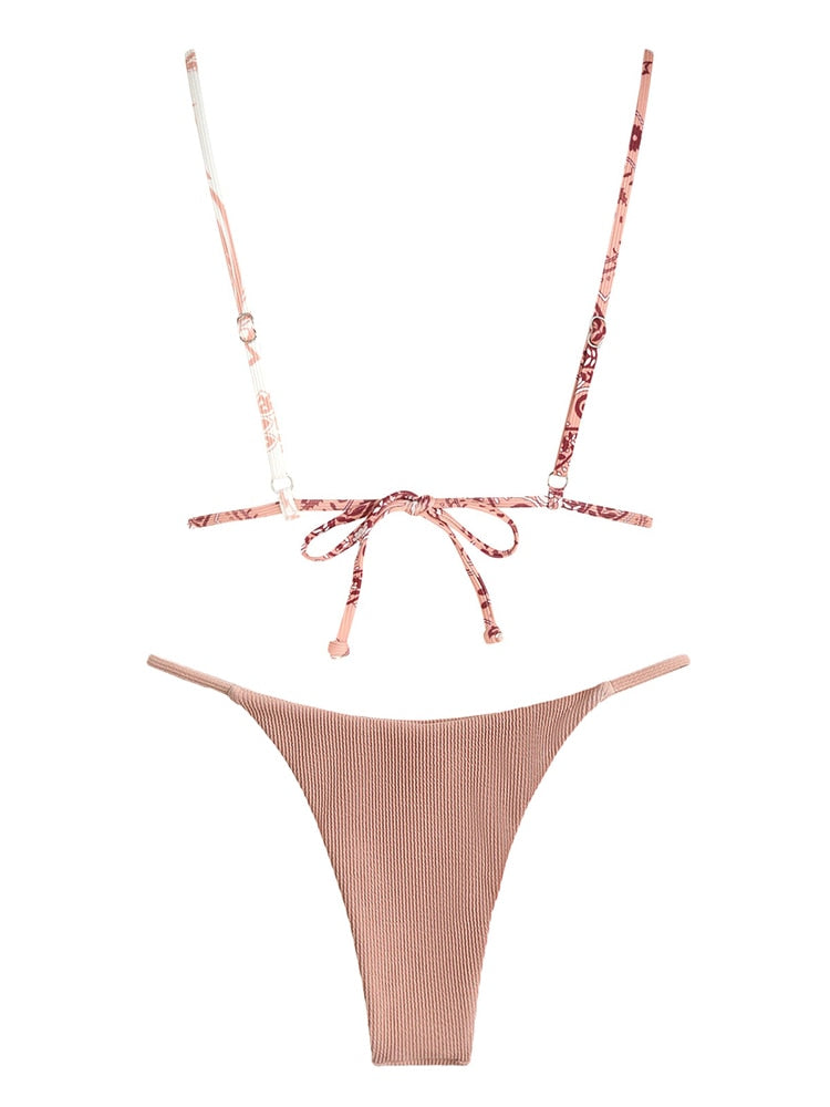Paisley Print Bikini Sets -  Multiple colors