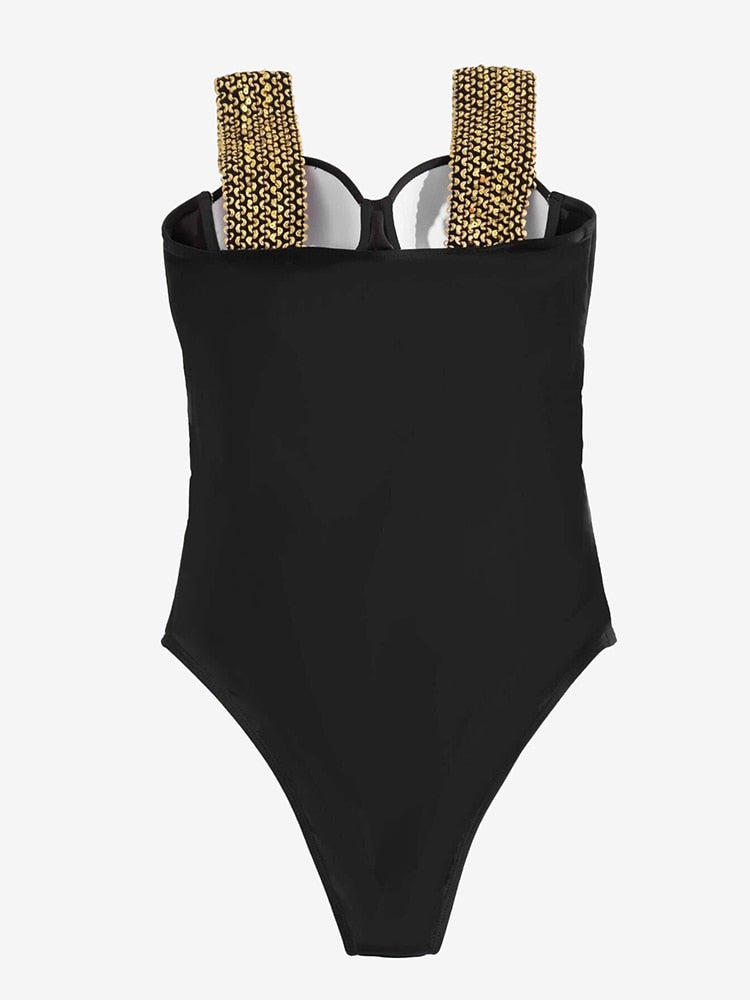 Detailed One Piece Swimwear  -  multiple style and colors