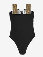 Detailed one-piece swimwear by 64b136-1e featuring multiple styles and colors, shown in this image.