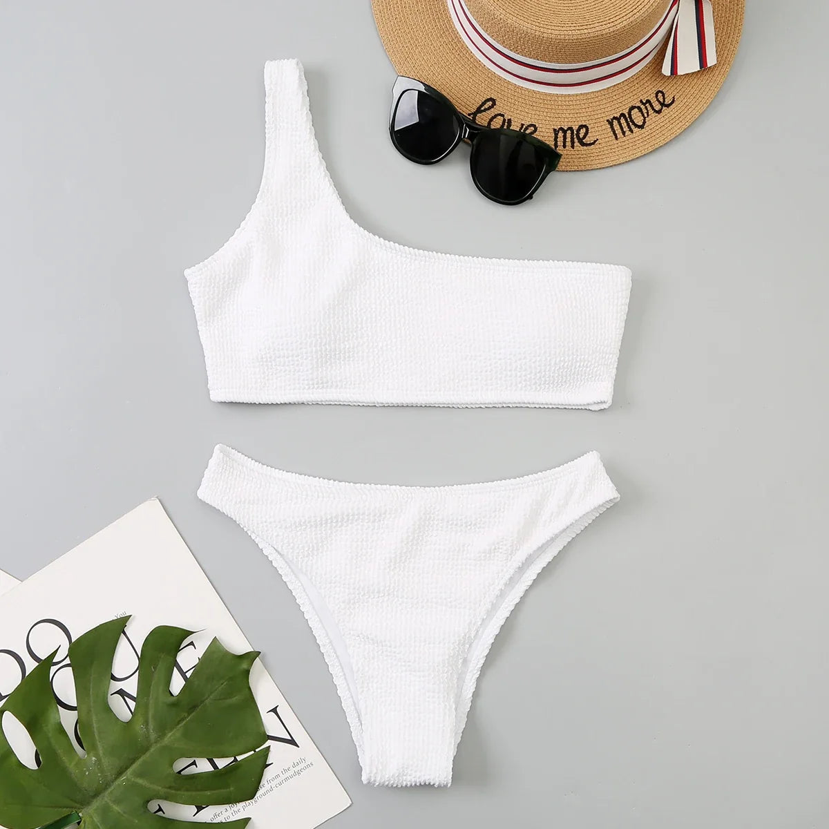 Ocean Goddess One-Shoulder Bikini