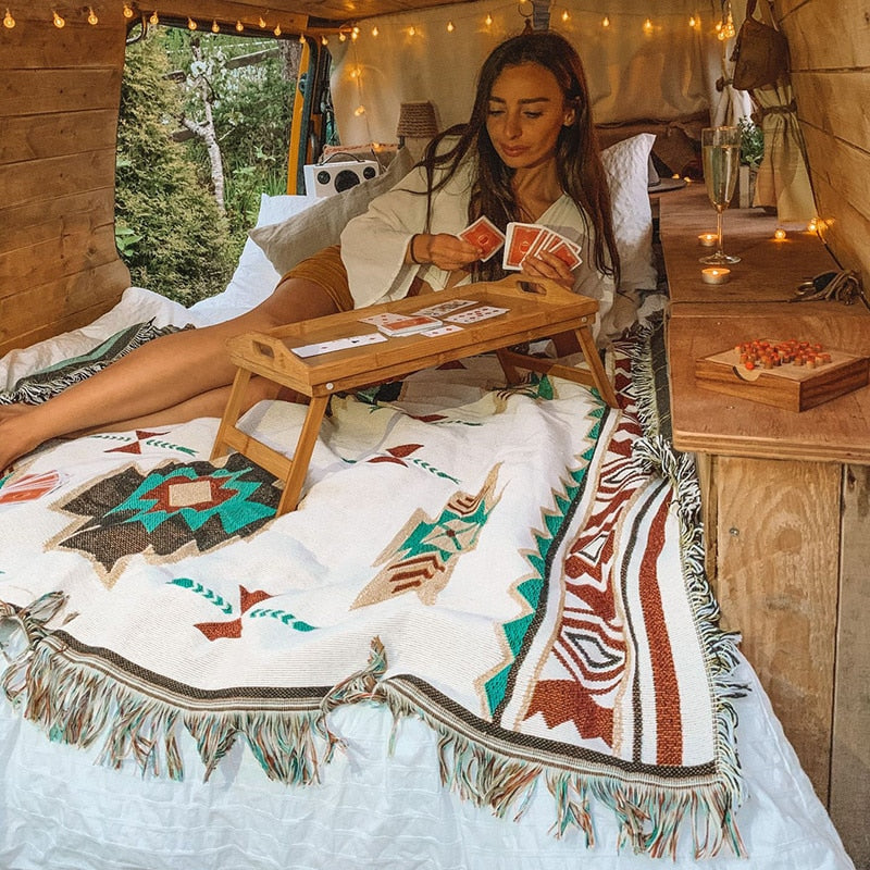Tribal Boho Rugs & Blankets - Outdoor or Indoor