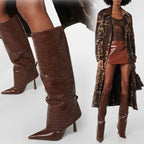 VIVANIA Knee-High Boots High Heels