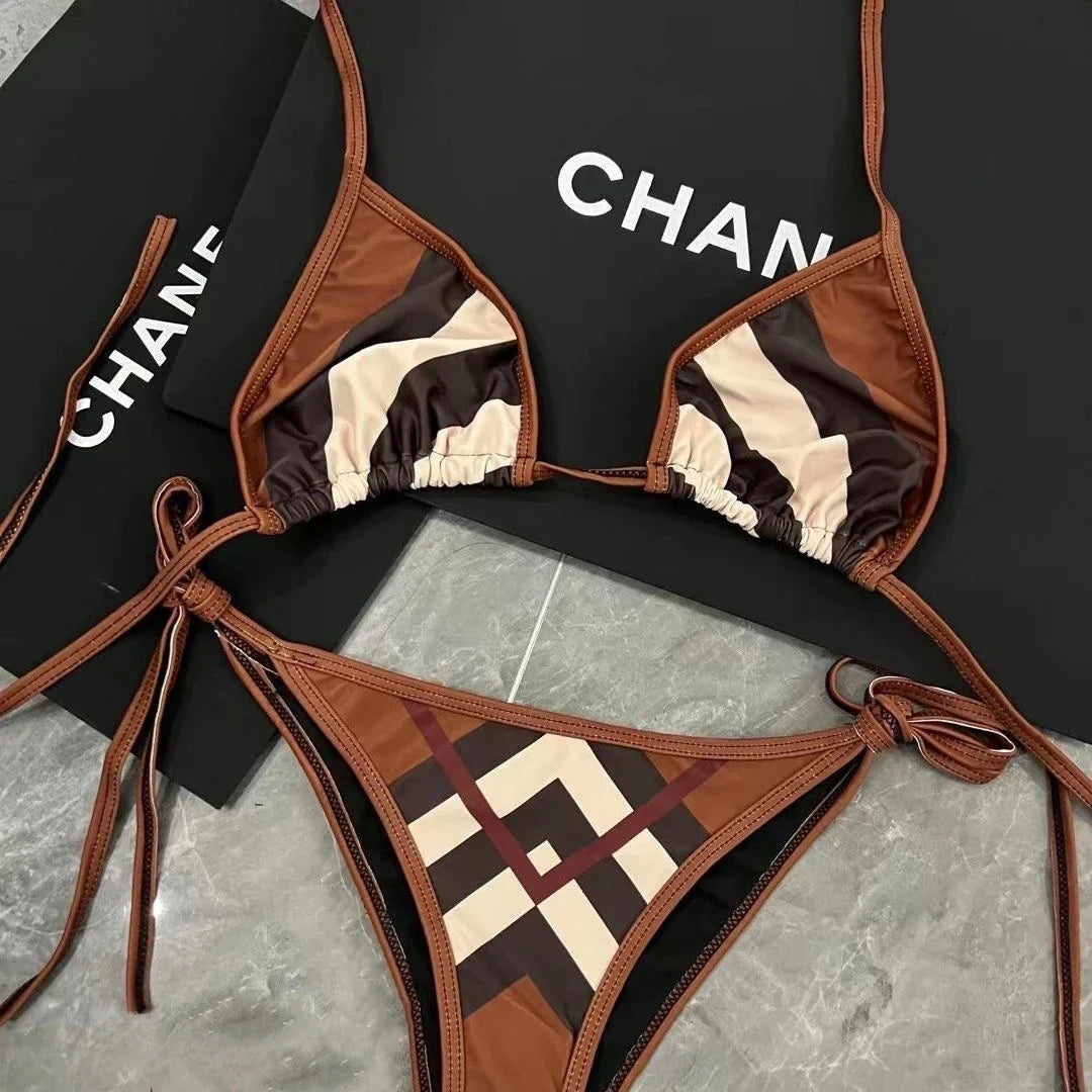 Boho Bikini Immitation 2 Piece Set