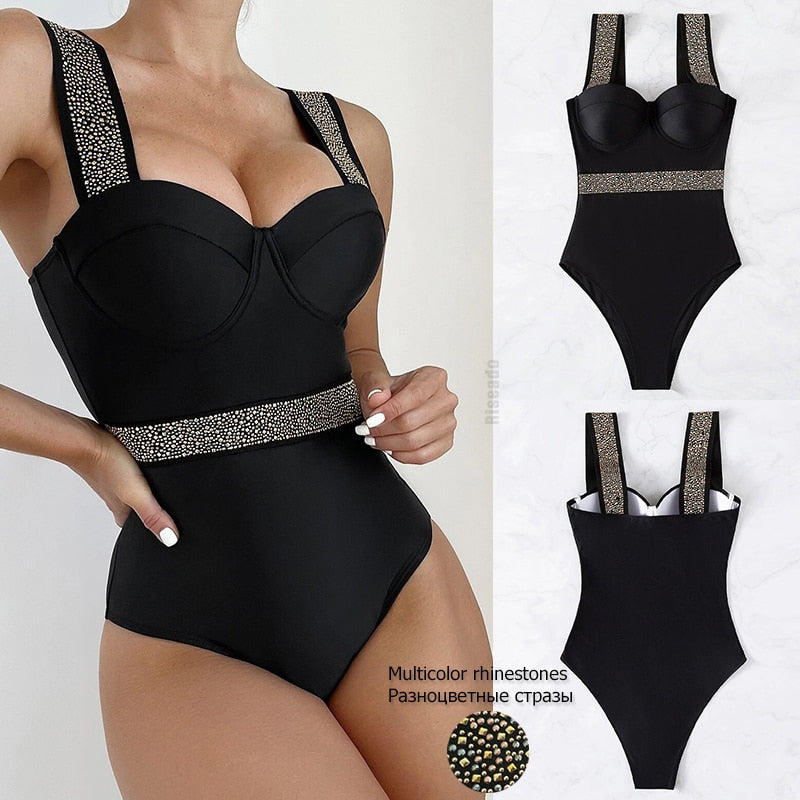 Detailed One Piece Swimwear  -  multiple style and colors