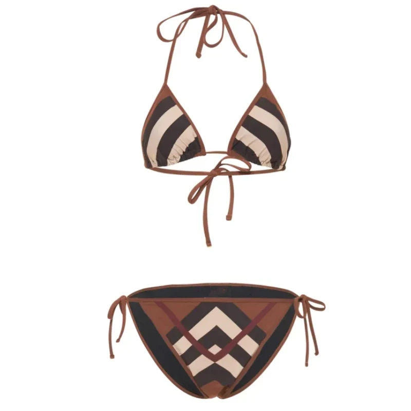 Boho Bikini Immitation 2 Piece Set