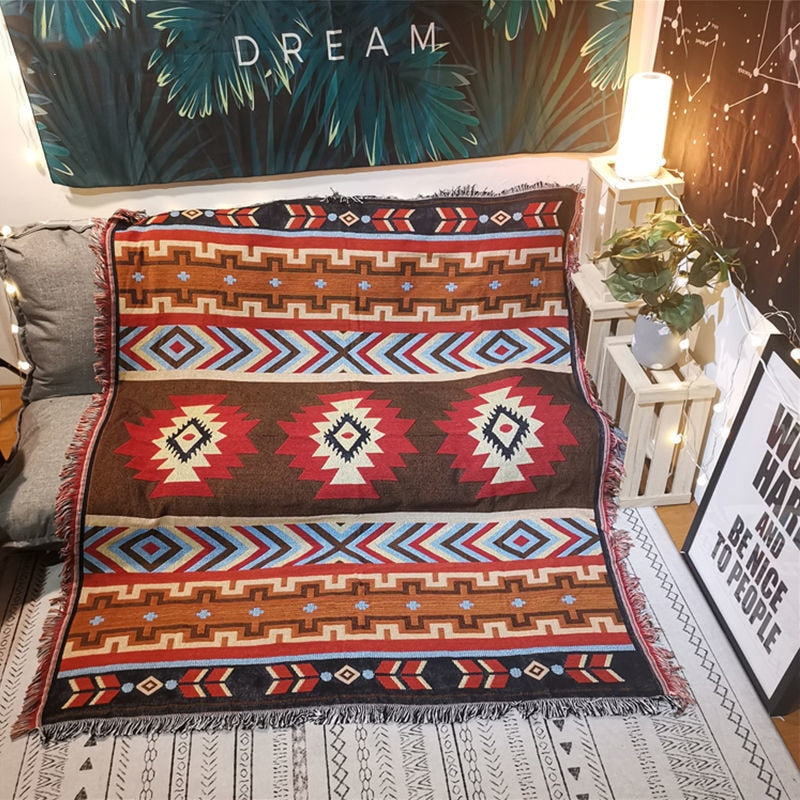 Tribal Boho Rugs & Blankets - Outdoor or Indoor