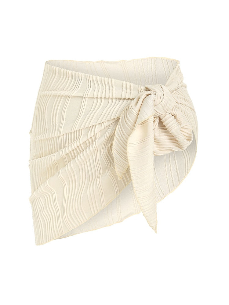 Sheer Bikini Wrap skirt- 3 colors