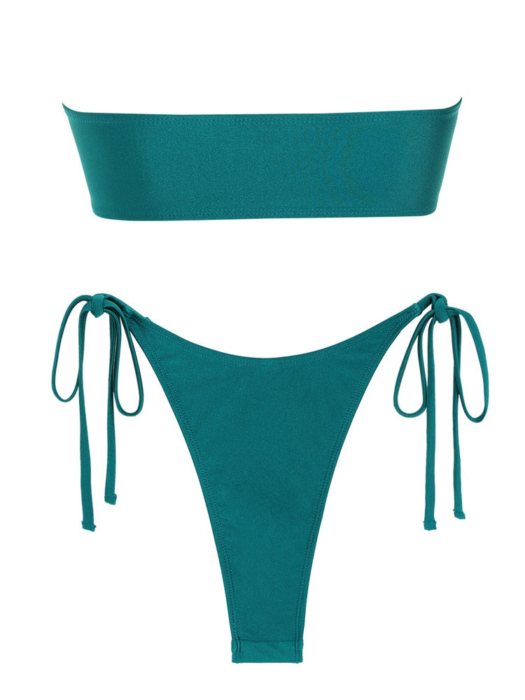 Ring Bandeau Bikini - multiple colors