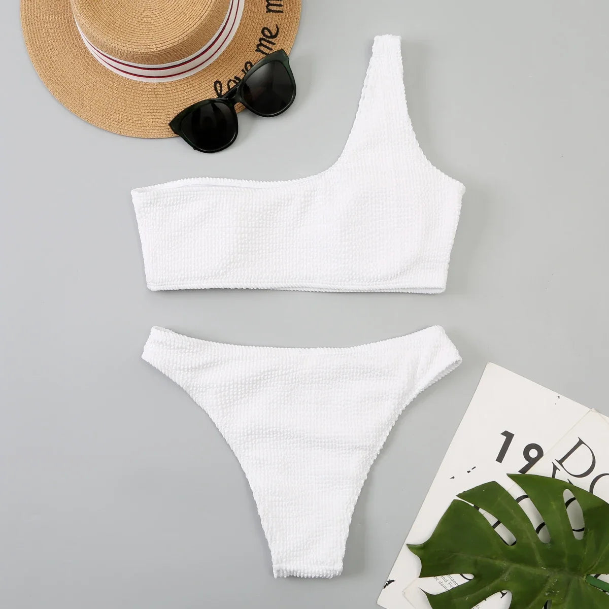 Ocean Goddess One-Shoulder Bikini