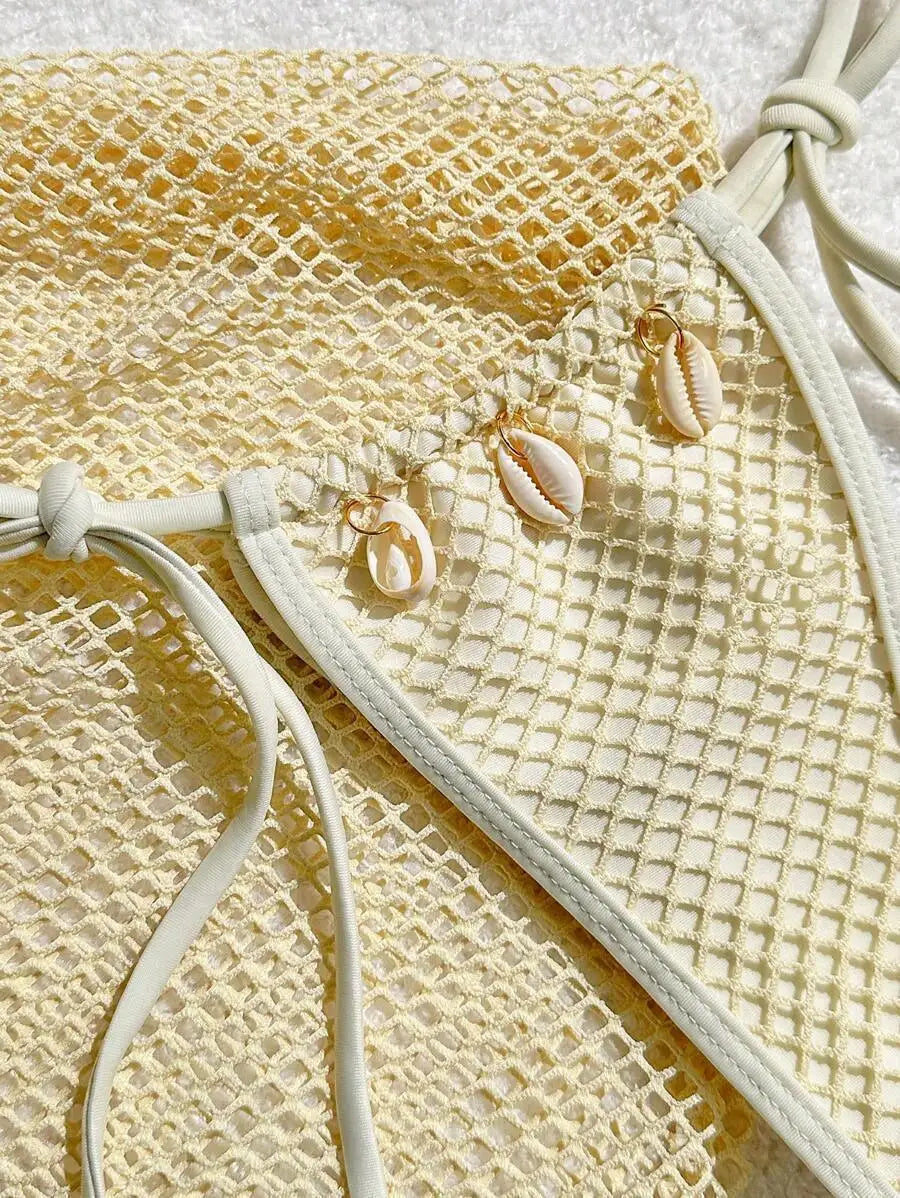 Three-Piece Bikini Set - 4 colors