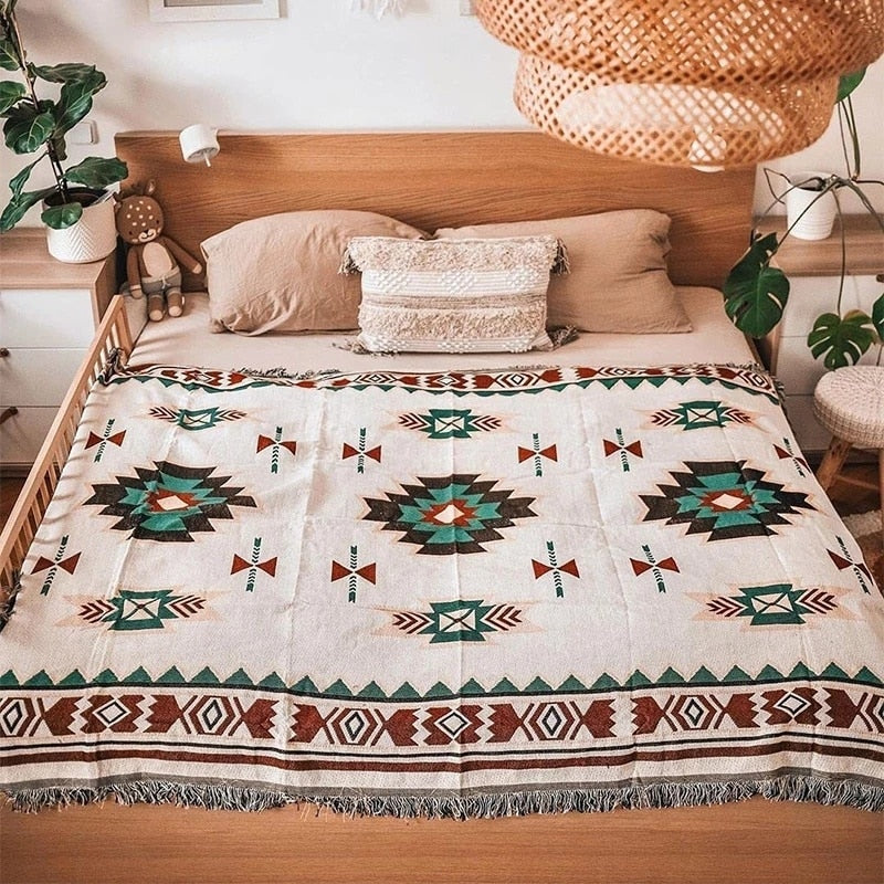 Tribal Boho Rugs & Blankets - Outdoor or Indoor