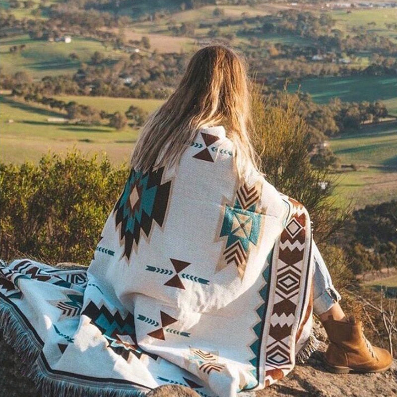 Tribal Boho Rugs & Blankets - Outdoor or Indoor