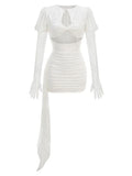 Nova Pleated Mini Dress