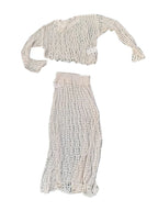 Enchanting Elegance Crochet Skirt Suit
