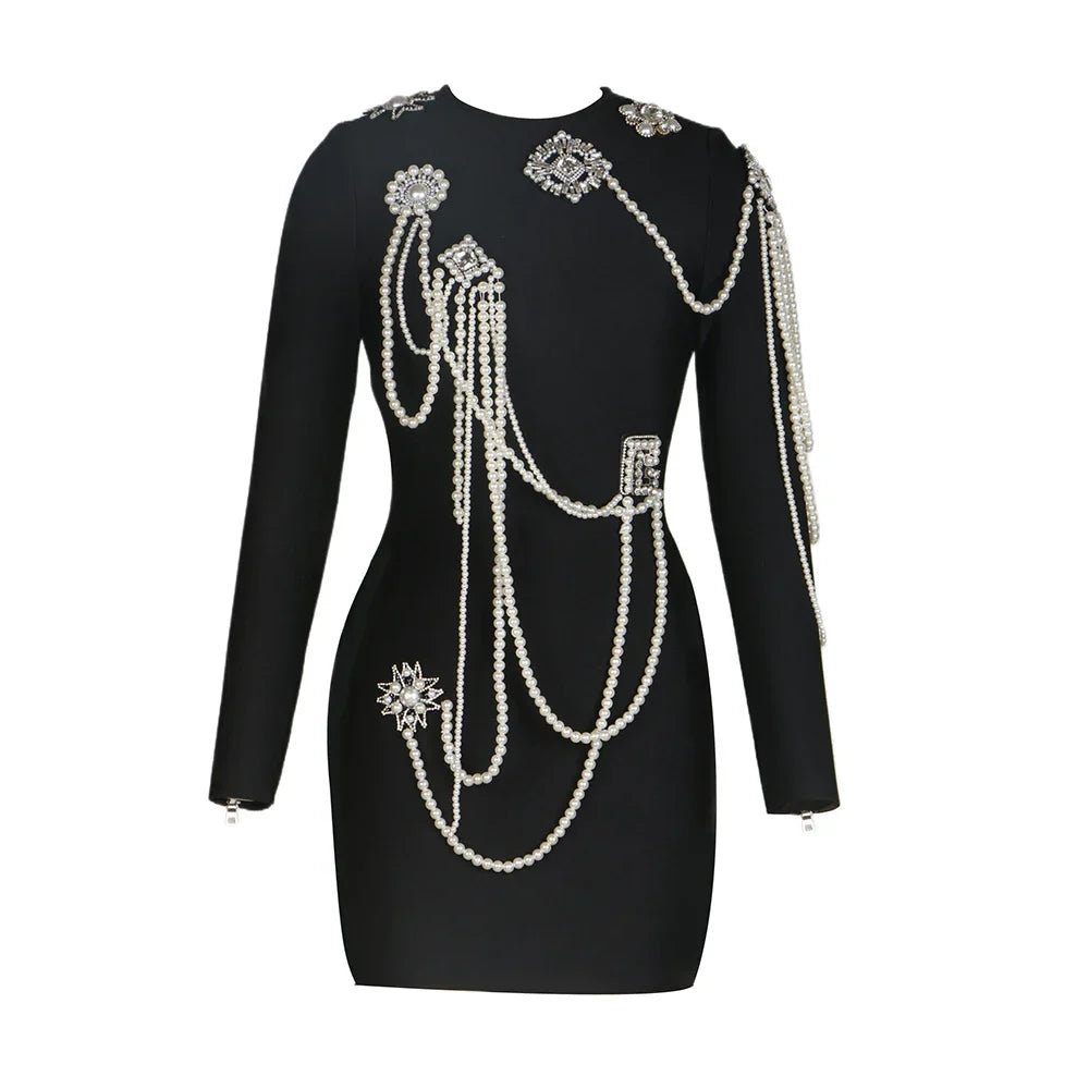 Lunar Pearl Mini Dress