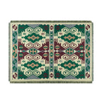 Colorful Tribal Boho rugs and blankets by 64b136-1e, suitable for outdoor or indoor use, showcasing intricate patterns and textures.