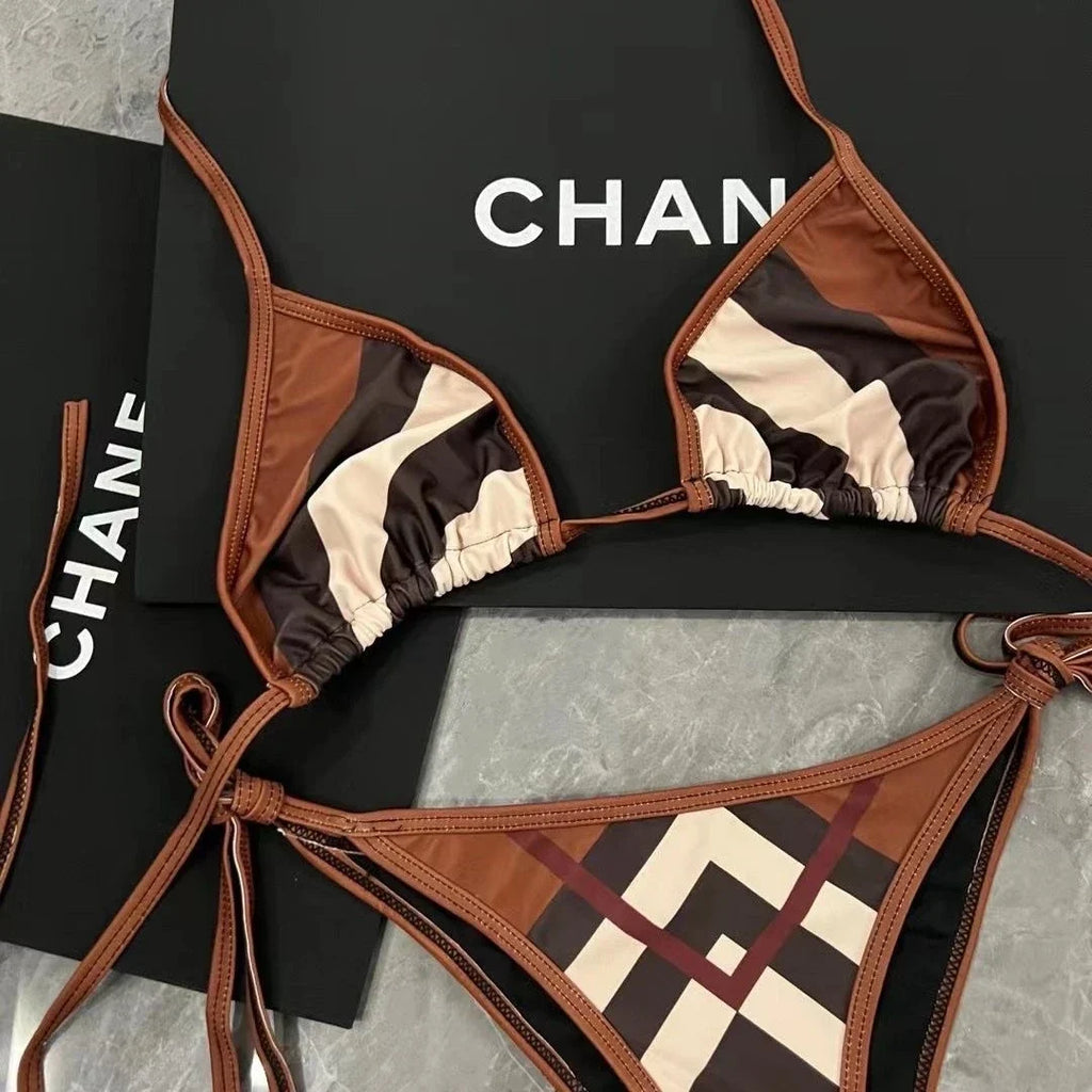 Boho Bikini Immitation 2 Piece Set