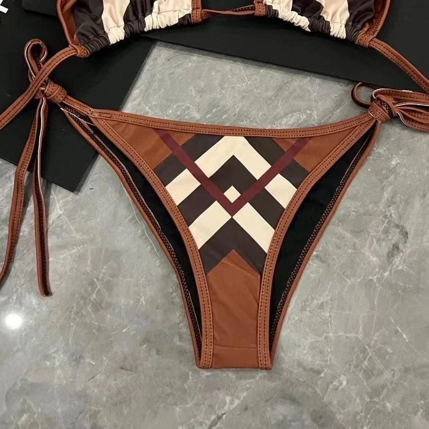 Boho Bikini Immitation 2 Piece Set