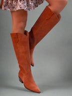 Sienna Suede Knee High Boots